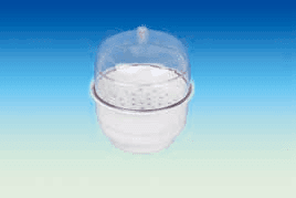 Desiccator, PP/PC, Flange-od 232×id 199mm, plate 190mm