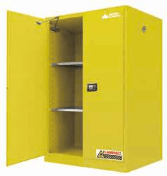 Safety Cabinets for Flammables, "SCF15-60", 2 Doors, Manual, 2-Shelves, 600Lit