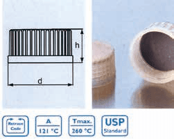 Pouing Ring, PP, Blue, GL32, h4 mm