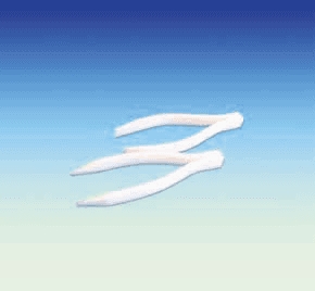 Forcep white pmp, fine tip l115mm