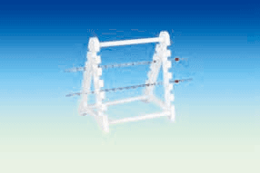 Pipet Stand, PP, 73-Places, Φ230×h450mm, Gray