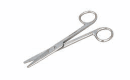 Scissors, Stainless-steel, Mayo, Straight, L145mm