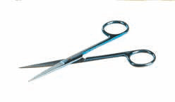 Scissors, Laboratory, with Plastic Handle, SS, L150mm, Blade L70mm