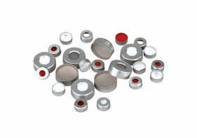 Seal, 20mm, w/ Beige PTFE / Red Silicone Septa