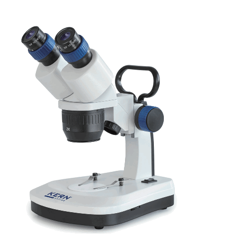 Microscope, Educational, WF 10x/Ø20mm, 2x/4x, Binocular, Arm Curved