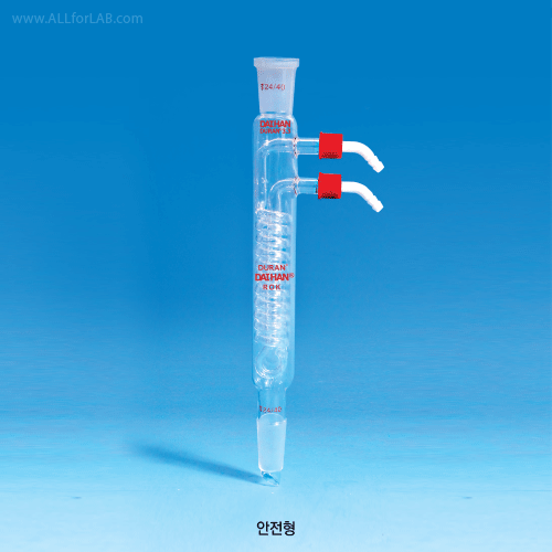 Condenser, Dimroth,GL14, 24/29, Jacket-L300 x od Φ36 x thick 2.0 mm