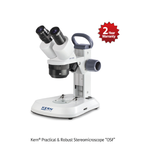 Microscope, Educational, WF 10x/Ø20mm, 1x/2x/4x, Binocular, Arm Curved