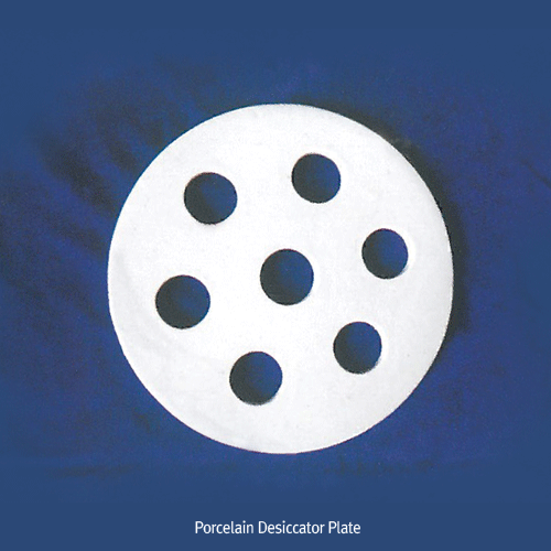 Desiccator Plate, Porce, Numerous Holes, OD 290mm, for Desiccator Φ 300mm