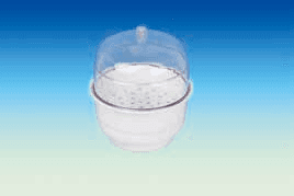 Desiccator, PP/PC, Flange-od 232×id 199mm, plate 190mm