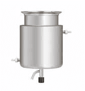 Reaction Vessel, Stainless-steel, Vacuum, Round Bottom, DN150, 5Lit